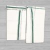 Kerala Set Mundu Pure Cotton Green Temple border and Puliyilakara Desgn
