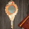 Aranmula Kannadi (2.6") Handheld ValKannadi | 100% Authentic Aranmula Craft | Direct from Traditional Artisans| Authentic Vishu Kani Mirror