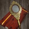 Aranmula Kannadi (2.6") Handheld ValKannadi | 100% Authentic Aranmula Craft | Direct from Traditional Artisans| Authentic Vishu Kani Mirror