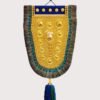 Nettipattam (Mayilpeeli) 3ft Handcrafted Kerala Mayilpeeli Nettipattam with Blue Velvet & golden