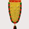 Nettipattam (Thetti Tulsi) 4.5ft- Handcrafted Kerala Red Green(Thetti Tulsi ) Nettipattam – Traditional Elephant Caparison