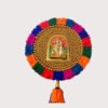 Alavattam-RadhaMohan-Handcrafted Decorative (Set of 2)-14"-Multicolor-Alavattam Circular Beadworks