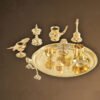 Ashtamangalya Set – Traditional Brass Pooja Thali Set for Auspicious Rituals