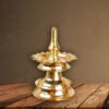 Bhadradeepam Vilakku –Authentic Kerala Brass -Traditional Temple Style Oil Lamp for Pooja & Home Decor
