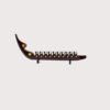 Chundan Vallam Wooden Model (snake boat)- Handcrafted  – Kerala Snake Boat Miniature with Rowers | Traditional Vallam Décor & Gift