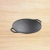 Cast Iron Dosa Tava with Handle Pre-Seasoned-11.5"-Non-Stick Works on Induction also