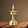 Ganapathi Vilakku –Authentic Kerala Brass -Traditional Oil Lamp for Pooja & Home Decor