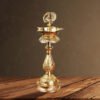 Peacock Vilakku–Authentic Kerala Brass -Traditional Oil Lamp for Pooja & Home Decor