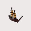 Sailing Ship Model -Handcrafted Wooden – Classic Decorative Sailboat Showpiece with Fabric Sails for Home & Office Décor