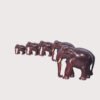 Elephant Showpiece (Set of 5) Handcrafted Rosewood