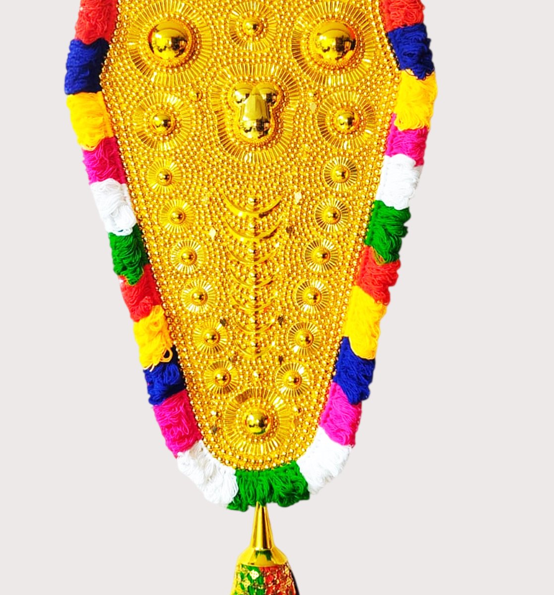 Nettipattam multicolor 5.5ft- Handcrafted Traditional Elephant Caparison Wall Décor - Image 3