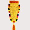 Nettipattam with silver beads 4.5ft- Handcrafted Kerala Nettipattam– Traditional Elephant Caparison Wall Décor